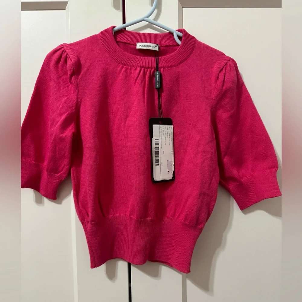 Dolce & Gabbana 3/4 length Sleeves Sweater Girl. Size 5 - Picture 3 of 6
